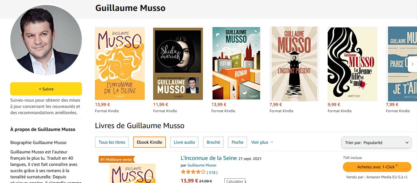 Créer une page auteur Amazon meilleures pratiques [sur Author Central]